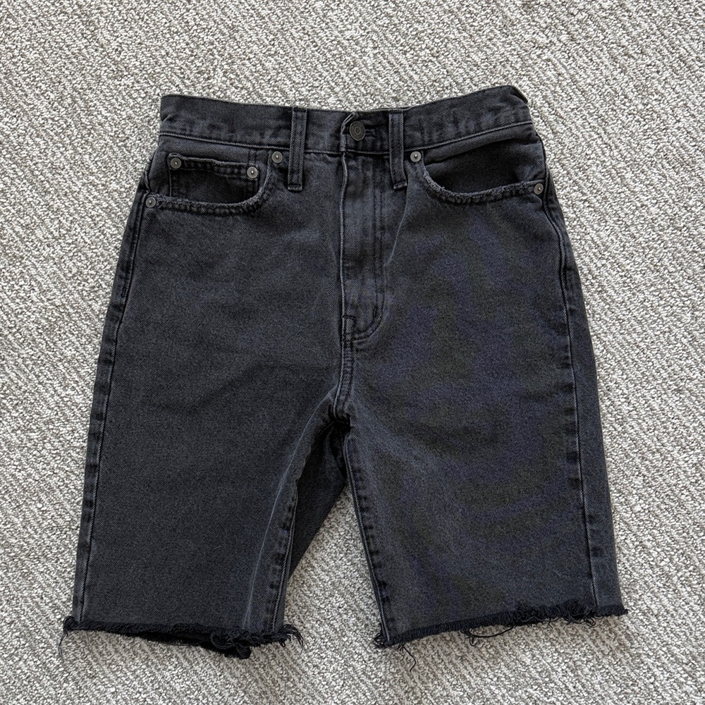Madewell High-Rise Long Denim Shorts